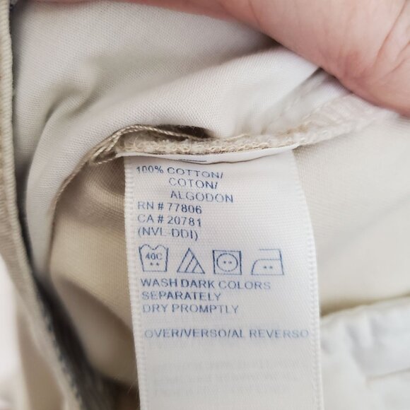 Tommy Hilfiger casual high rise khaki pants - Picture 6 of 8